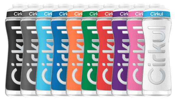 22oz. Grip Squeeze Plastic Bottle & Sport Lid U582