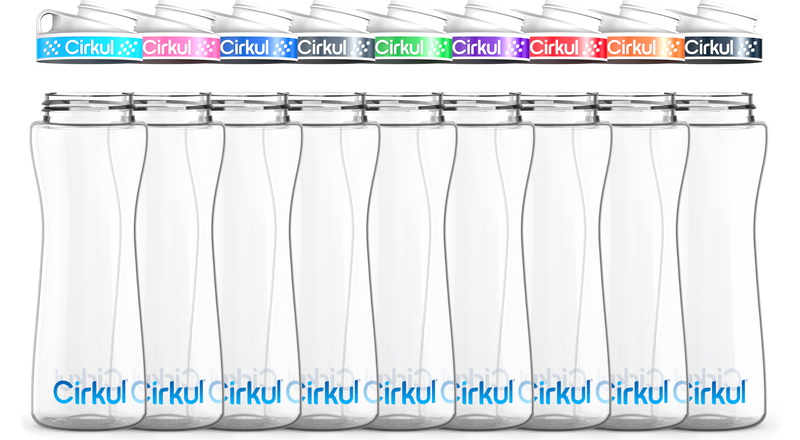 Custom 22oz. Plastic Bottle & Comfort Grip Lid YTNK