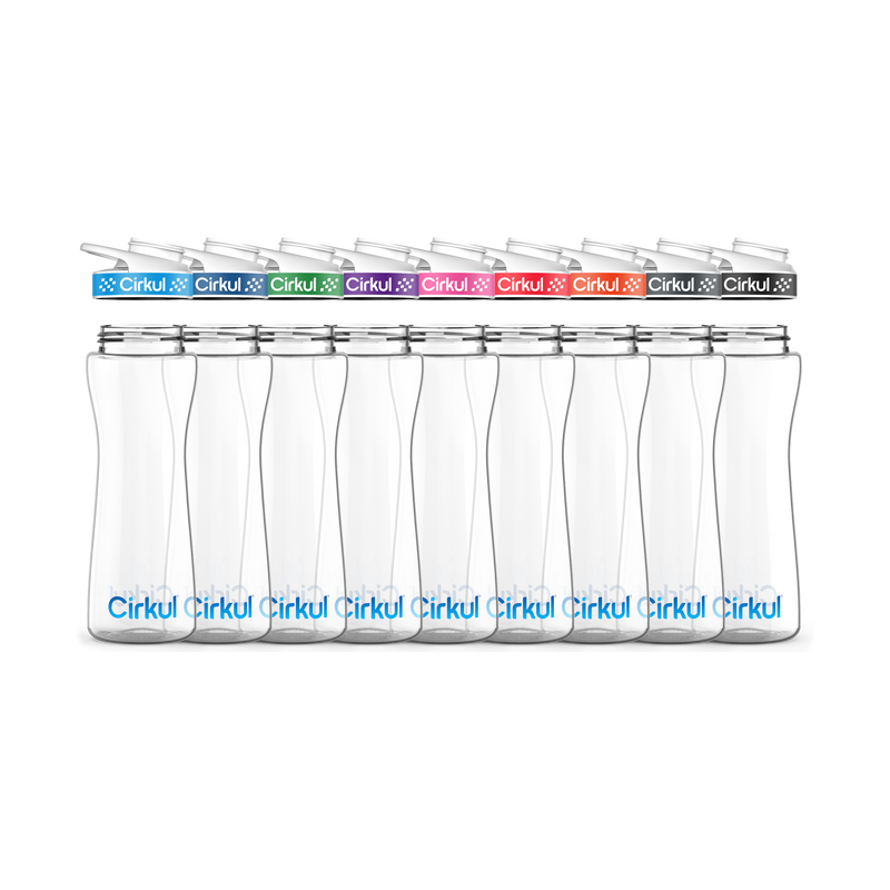 22oz. Plastic Bottle & Comfort Grip Lid GC04