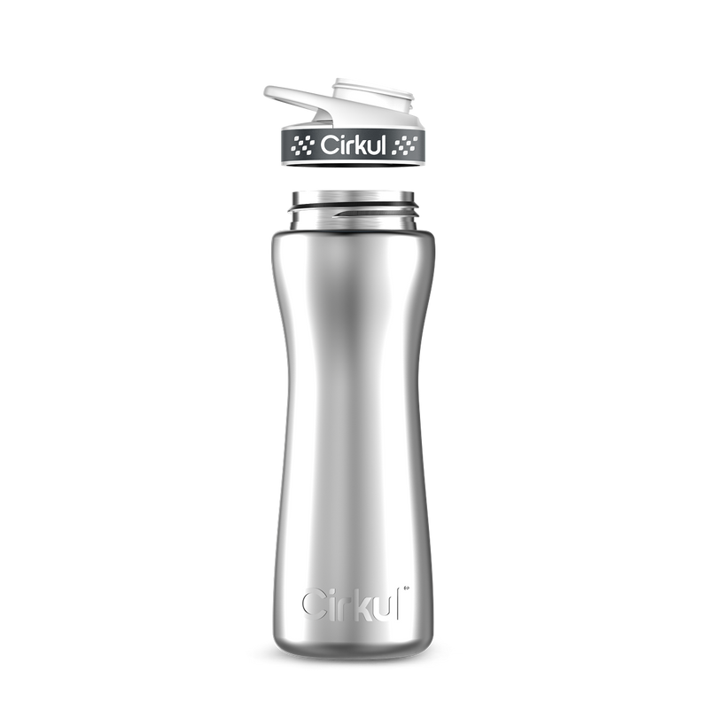 22oz. Stainless Steel Bottle & Comfort Grip Lid X6S3