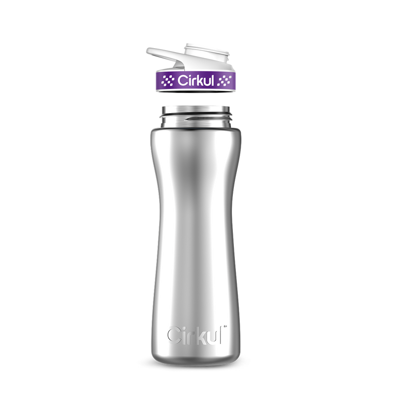 22oz. Stainless Steel Bottle & Comfort Grip Lid X6S3