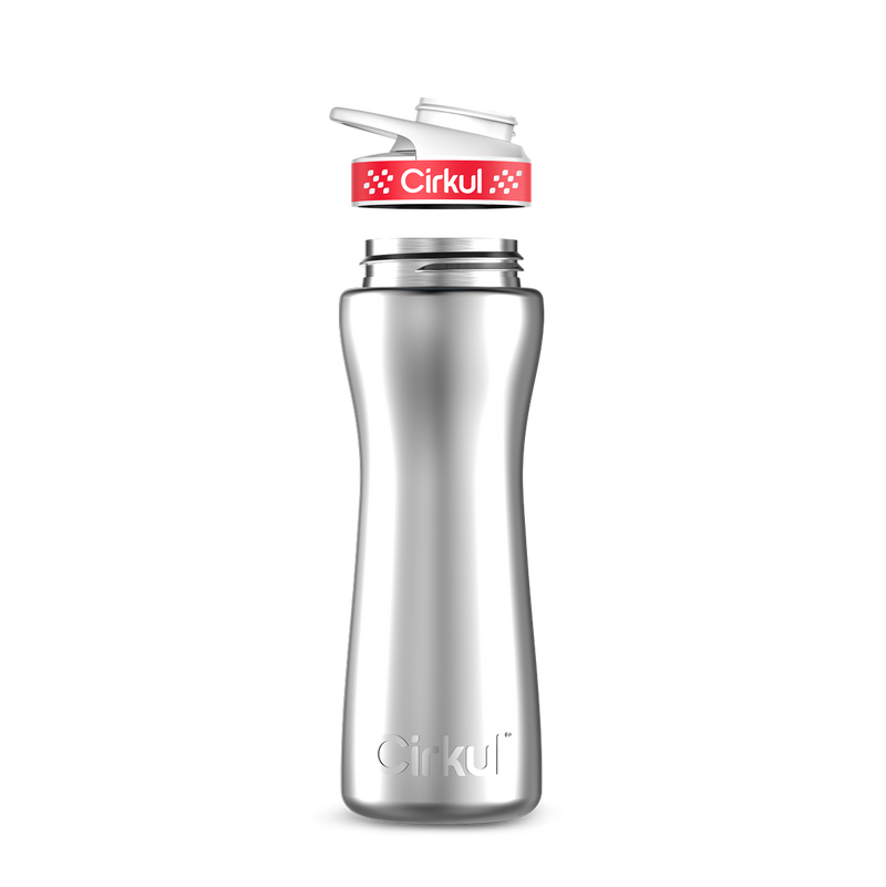 22oz. Stainless Steel Bottle & Comfort Grip Lid X6S3