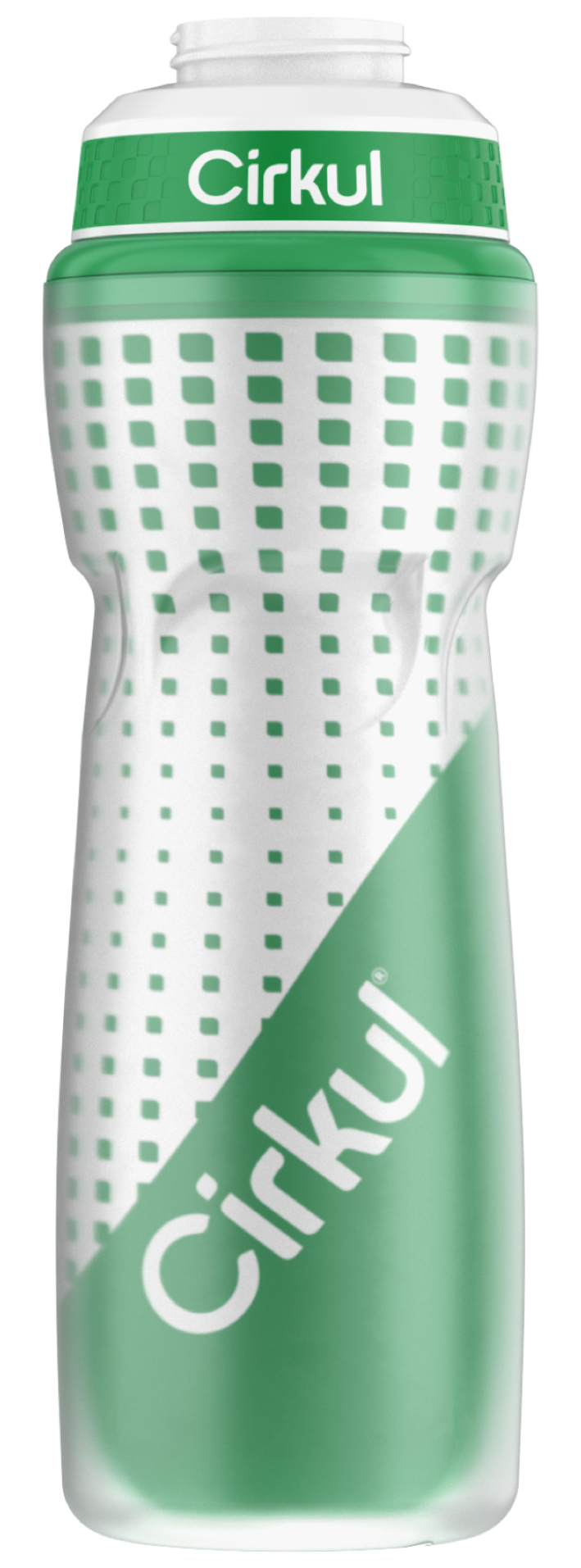 22oz. Insulated Squeeze Plastic Bottle & Sport Lid S89N
