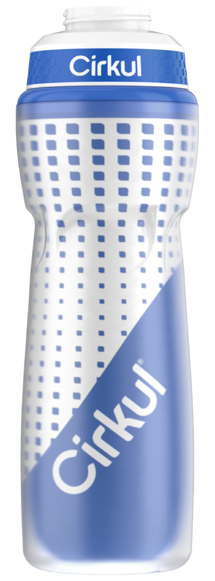 22oz. Insulated Squeeze Plastic Bottle & Sport Lid S89N
