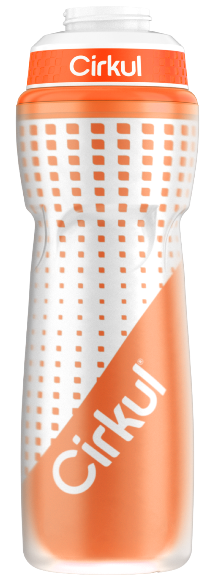 22oz. Insulated Squeeze Plastic Bottle & Sport Lid S89N