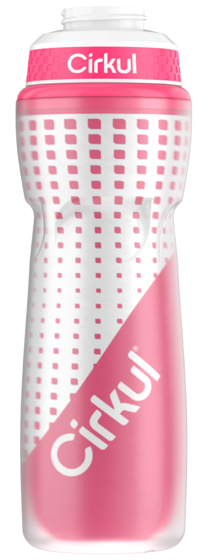 22oz. Insulated Squeeze Plastic Bottle & Sport Lid S89N