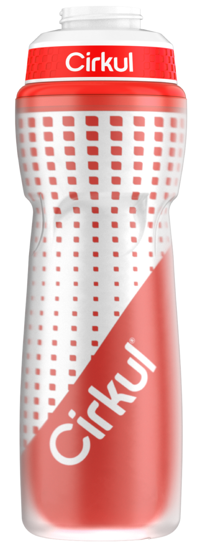 22oz. Insulated Squeeze Plastic Bottle & Sport Lid S89N