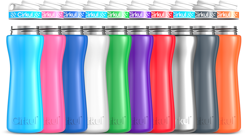 Custom 22oz. Stainless Steel Bottle & Comfort Grip Lid VJCT