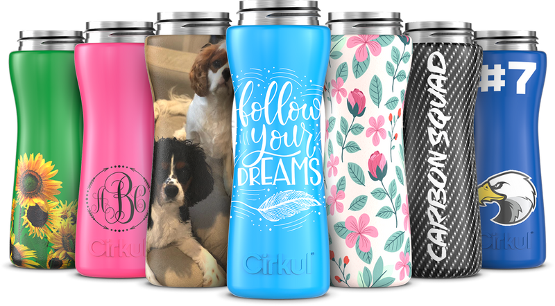 Custom 22oz. Stainless Steel Bottle & Comfort Grip Lid VJCT