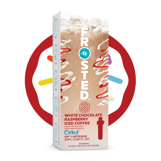 Frosted White Chocolate Raspberry Iced Coffee 7CGN